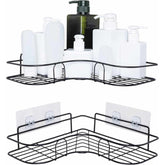 Multipurpose Kitchen Bathroom Corner Shelf Wall Mount Storage Rack - Decorlay